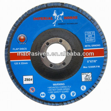 flap dis,125x22MM,80M/S, for INOX, stainless steel