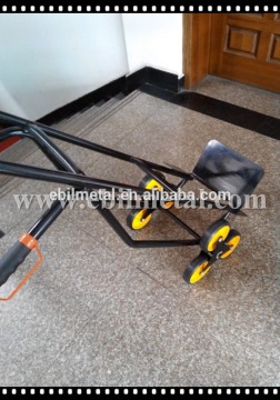 6 wheel Hand Pallet truck climbing the stair/truck
