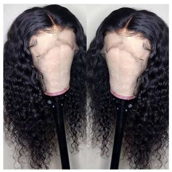 Raw Indian Afro Kinky Curly Natural Virgin Human Hair Hd Full Lace Front Wig For Black Women Human Hair Lace Closure Wig Vendor