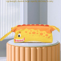 Children's 3D cartoon dinosaur portable large capacity pen bag for children