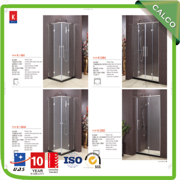 Frameless Glass and Kitchen Hinge Shower Door