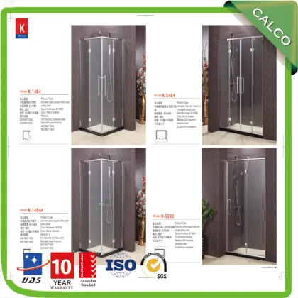 Frameless Glass and Kitchen Hinge Shower Door