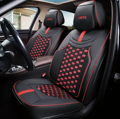 Summer Ice Silk Leather Seat Cushion Full Set for Car Seats