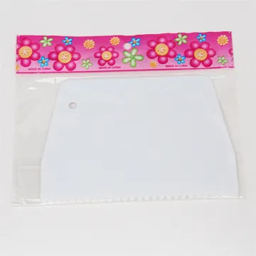 3D Square Shape Pastry Icing Cutter & Scraper for Baking