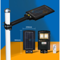 Luzes solares all-in-one com sensor