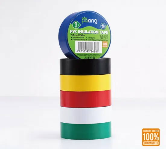 Europe Market Red Color Hot Melt PVC Insulation Tape