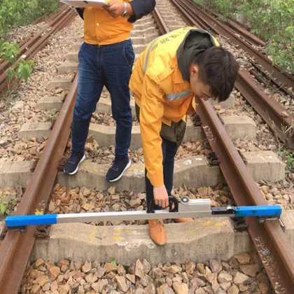 Measuring Precision: Analogue Mechanical Track Gauge & Railroad Switch Device