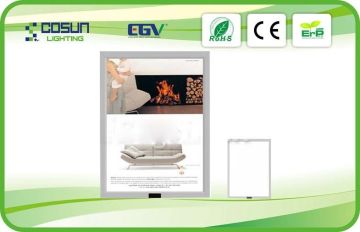 Low Power Led Magic Mirror Light Box With Motion Sensor Acrylic For Airport