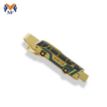 Metal bus metal tie clip custom