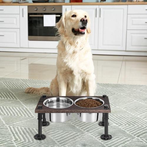 Sturdy Raised Dog Bowl Stand Feeder