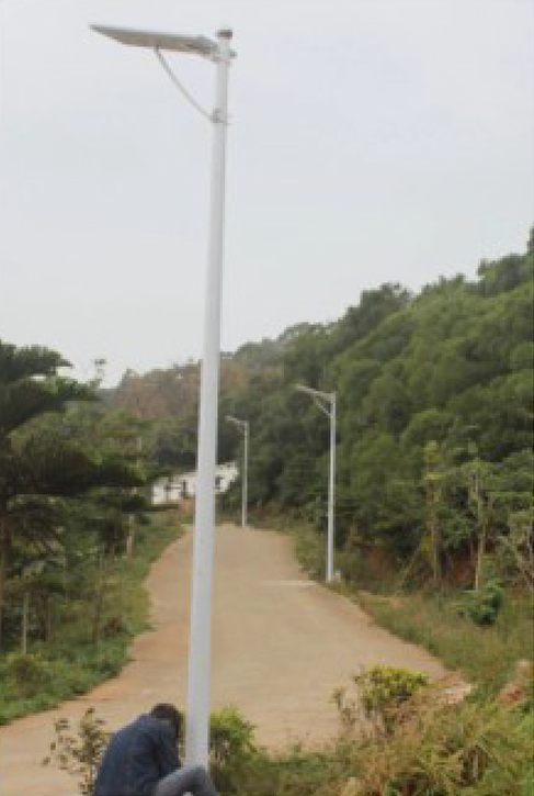 Solar power all in one LED street light
