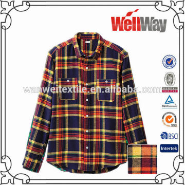 2014 cotton long sleeve plaid mens casual pictures men shirts