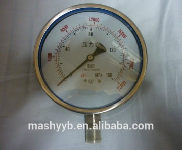digital BSP thread best safe cng pressure gauge with CE