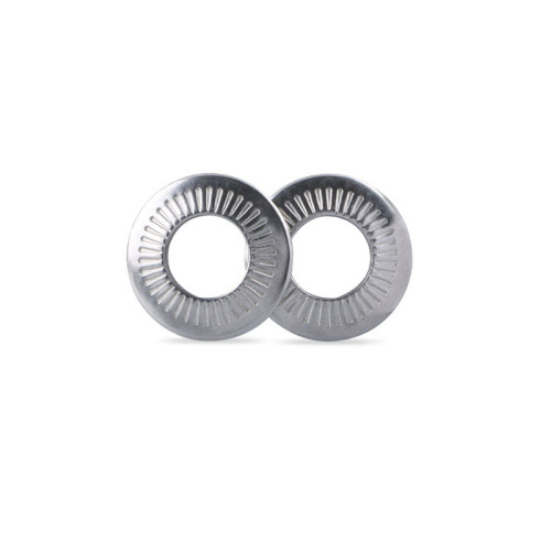 Hindi kinakalawang na asero Knurling Disc Spring Safe Washers