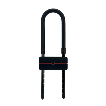 Smart Fingerprint Waterproof U-Shape Lock For Glass Door