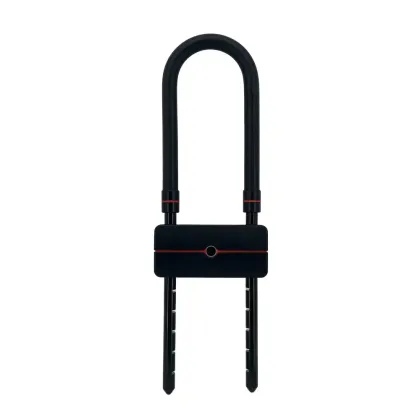 Smart Fingerprint Waterproof U-Shape Lock For Glass Door