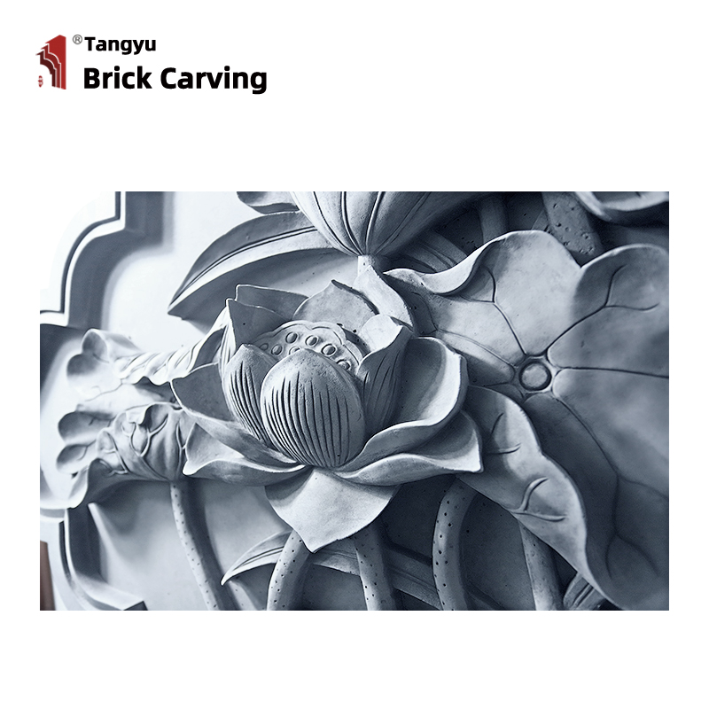 Shadow wall decorative relief lotus