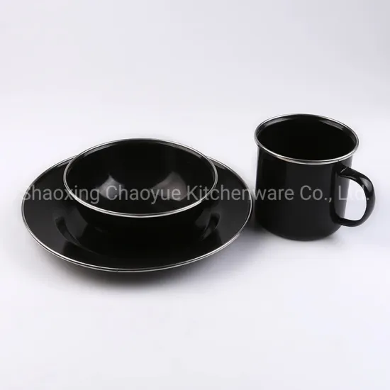 Silver Ring Retro Camping Plates