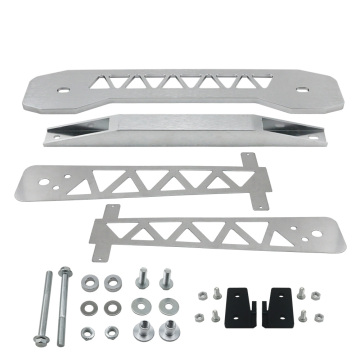 AUSO Aluminum Rear Subframe Brace Tie Bar Lower Control Arm Complete Kit for Honda Civic FG2 FD 06-11