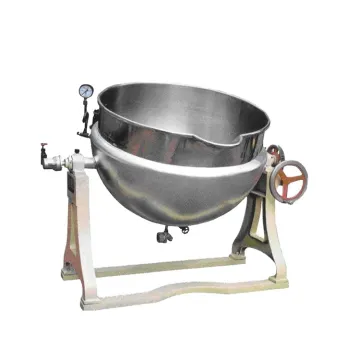 Stainless Steel Barrel BBQ Grill Double Jacket Kettle Reactor for Agriculture