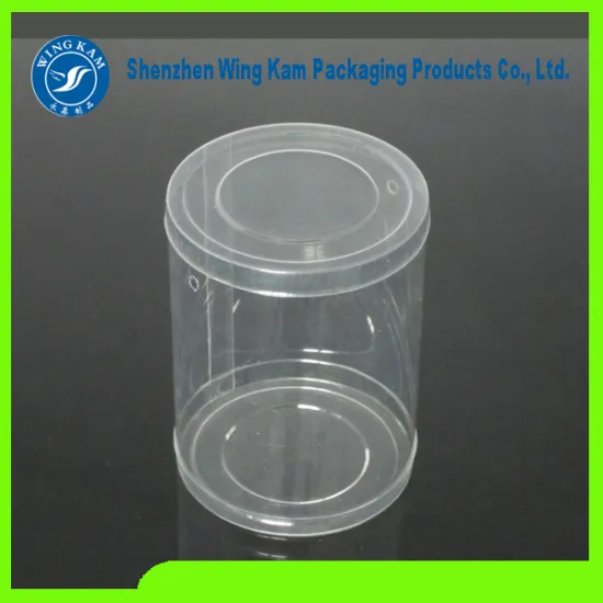 Plastic round tubes packaging with food grade character for cookies snack