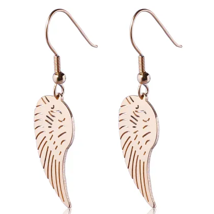 Wholesale Special Drop Earrings Angel Wing Earrings for Ladies