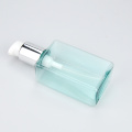 30 ml 40 ml 50 ml 6t0 ml 100 ml 150 ml Plastikquadratische transparente blaue Serum Pet Body Wasch Shampoo Flaschen