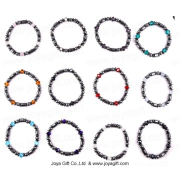 12 Color Hematite Crystal Bracelet