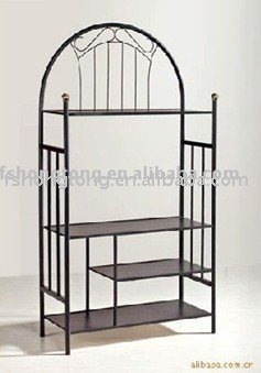 Black chipboard TV stand