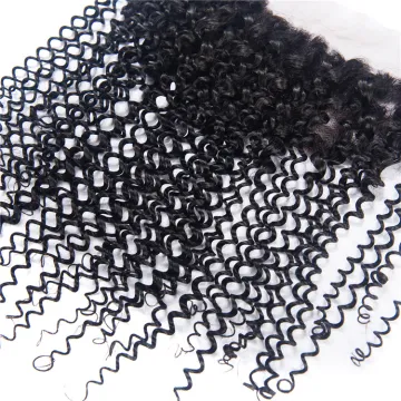Factory Price HD lace Swiss Lace Raw Virgin Human Hair 13X4 Lace  Frontal 4X4  hair closure for Black Women