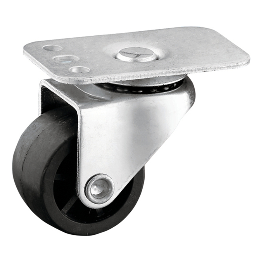 02p11ya0 Light Duty Plate Mounting Plastic Casters