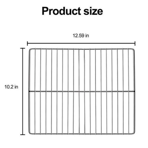 Stainless steel rectangle barbecue grill