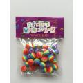 round shape colorful plastic beads