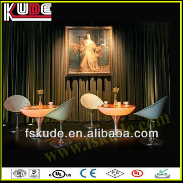 Remote control led light coffee table/led round table sale