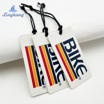 Custom Design Printing Name Logo Paper Hangtags for Jeans & Clothing - Factory Outlet Cheap
