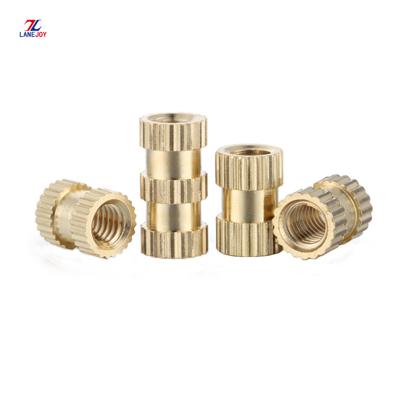 M1.4 straight knurled brass insert nut