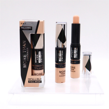 C064 2 en 1 Stick de corrector de cobertura completa de doble cabeza