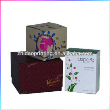 eco-friendly printed recycled paper gift box