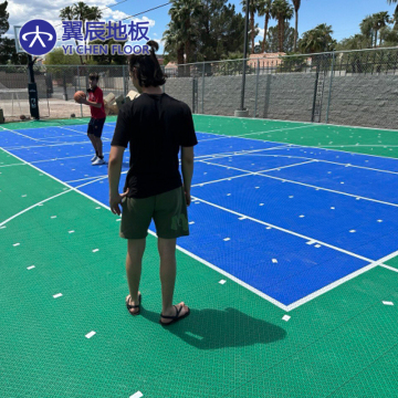 Φορητά πλακάκια δικαστηρίου pickleball για εσωτερική και εξωτερική χρήση