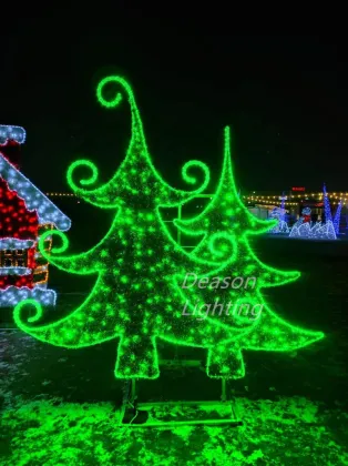 2D LED Christmas Tree Motif Lighting
