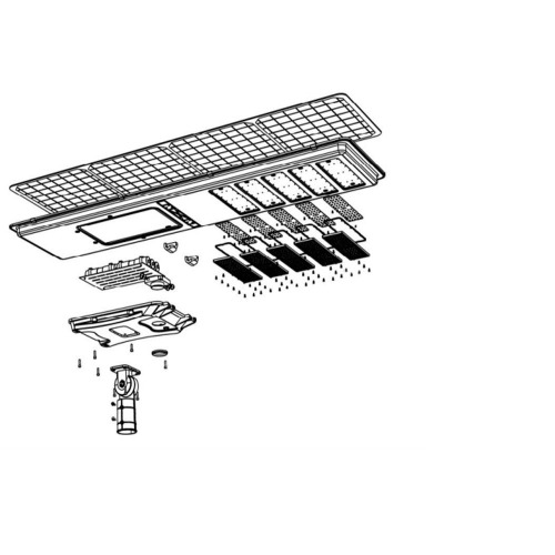 All In One Led Solar Street Light 60W