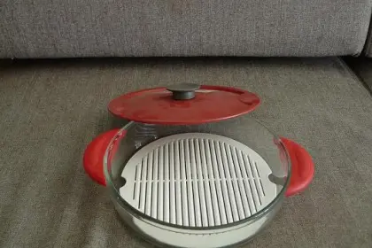 high borosilicate glass casserole
