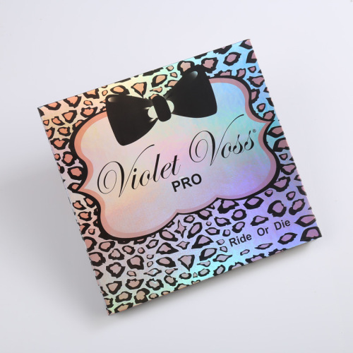 custom holographic cosmetic makeup eyeshadow palette