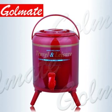 Single faucet Metal printing Aluminum Stainless steel vacuum water jar 3L,3.8L,6L,8L,9.5L