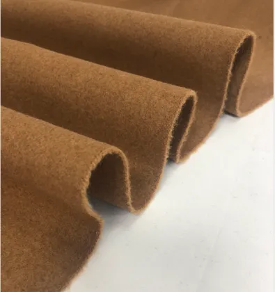 50% melton wool double faced fabric