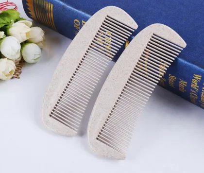 Degradable straw comb hotel comb