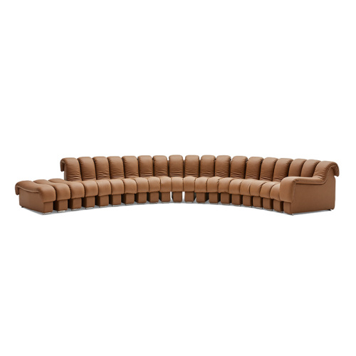 Exclusive Cozy Attractive Fantastic Furniture Sofa Fantastic Elegant Multiple Seats Practical Long Sofa Supplier