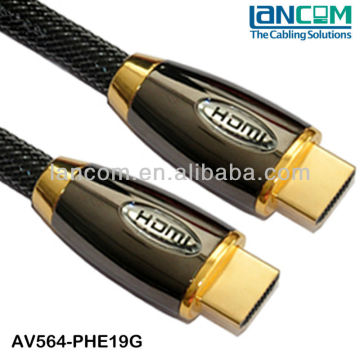 High speed METAL PLUG HDMI cable Support 4K,1080P