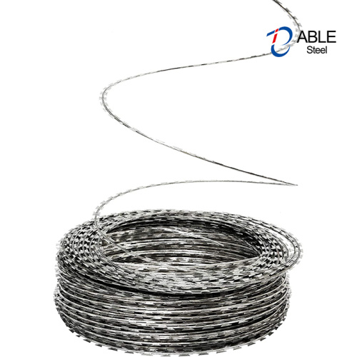 Cable de concertina galvanizado militar en venta