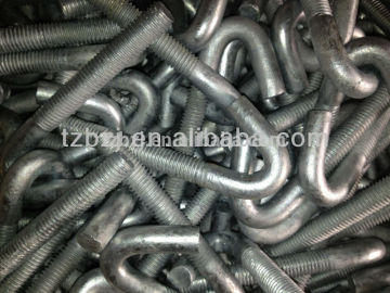 grade4.8/8.8 special bolt j-hook bolt